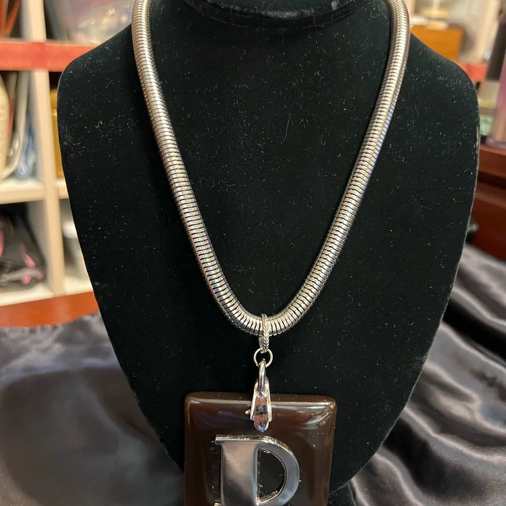 Monogram Initial Necklace - Picture 2 of 7
